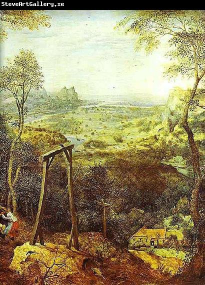 Pieter Bruegel the Elder The Magpie on the Gallows - detail